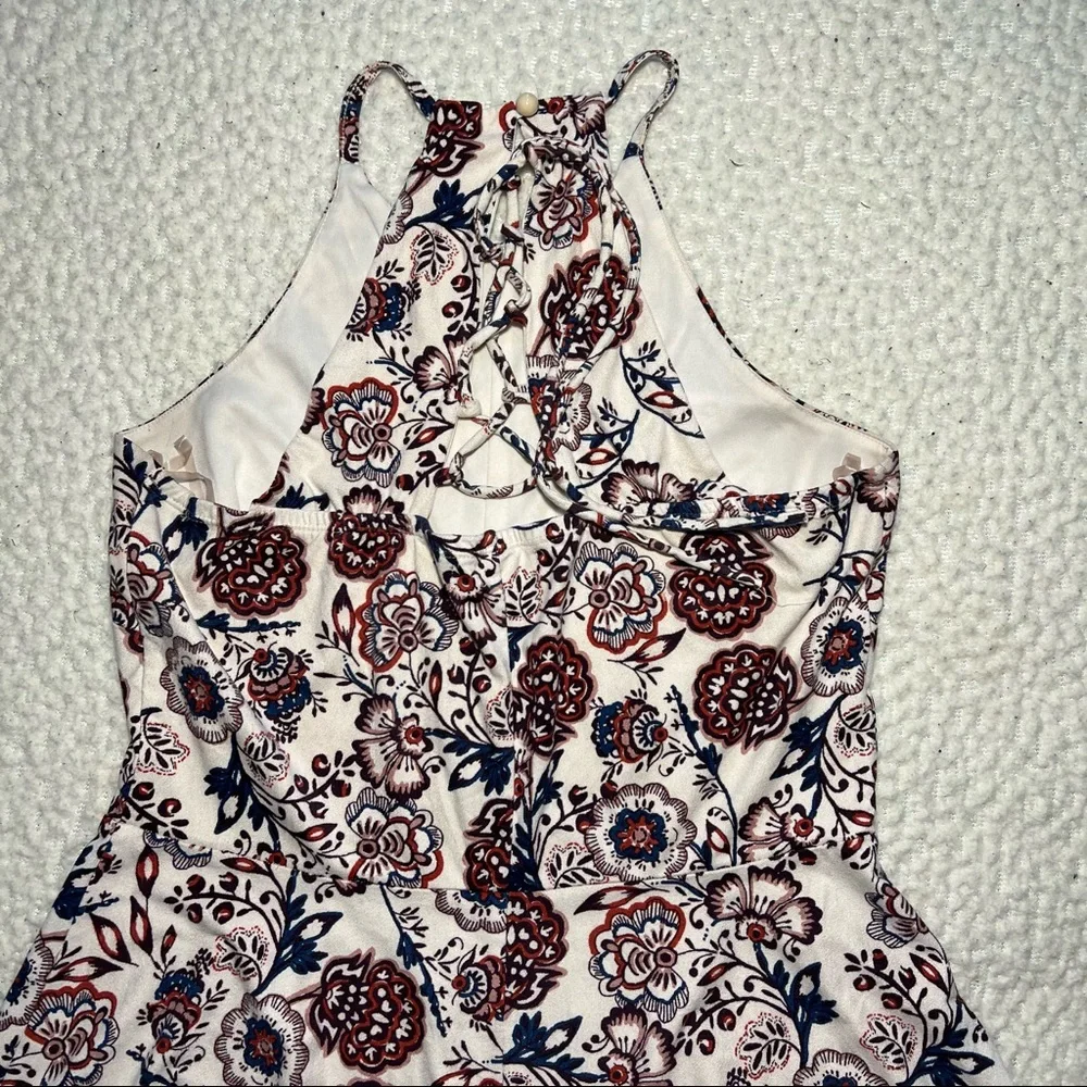 Floral Print Sleeveless‎ Fit & Flare Dress